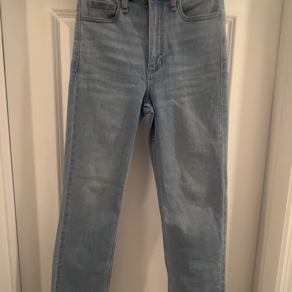 Rag & Bone Sky Blue High-Rise Slim Jeans